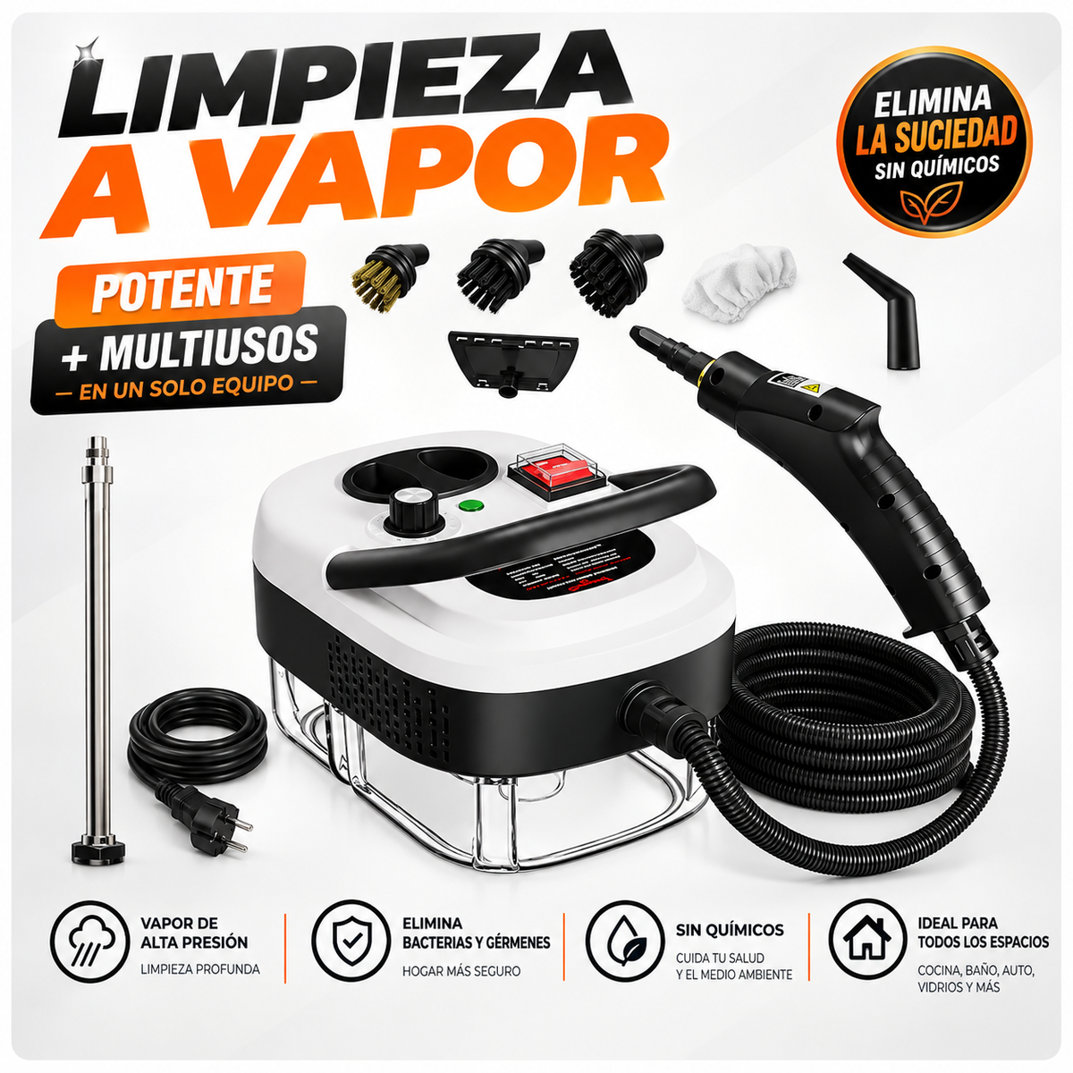 La grasa pegada que nada quita... se rinde ante el vapor